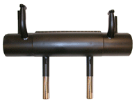 Uitlaatdemper / demper Achterkast. Porsche 356 B/C - PO-92104, PO92104, 61611101005, 1620603100 - PO-92104, 1620603100