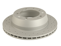 Brake disc rotor, Rear. Porsche 911 1984-89 3.2L Sport Coat Z - 460.1505.52, 91135204109, 91135204108, 92039700 - 460.1505.52