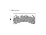 Pastiglie freno BREMBO Racing (8061) M6 per pinza AUDI R8 / BMW / GALLARDO / MURCIELAGO - B65.17.170, 8061 - B65.17.170