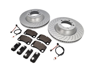 Pastiglie freno POSTERIORI e pacchetto disco freno Porsche 997 Turbo ABS - 99735240502, 99735240602, 99761275402, 99735208602, 99735294905