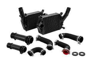 Kit intercooler e tubi di pressione in alluminio ad alte prestazioni. Porsche 9YA Cayenne Turbo / GTS - PAB14580300, PAB145803B, PAB14580400, PAB145804B, PAB145804E, PAB145803E - 8211