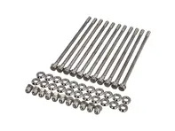 Carter motore con bulloneria passante, in titanio. Porsche 911/964/993 - 90110117300, 90110116103, 99907000403, 93010117306, 93010117201, 95910117200, 95910117302