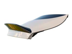 Spoiler portellone posteriore sul tetto Nero lucido. Porsche 9YA Cayenne turbo GT Coupe - 9Y3827918G041