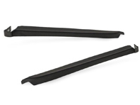 Arrière 1/4 Bande supérieure de porte intérieure Vinyle. Porsche 911 1972-89 COUPÉ - 91155509100, 91155509200