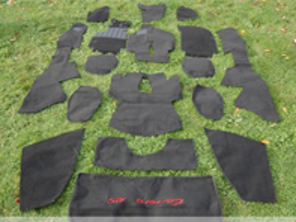 Set di moquette per pavimenti interni. Porsche 911 RS VERSIONE 1974-89