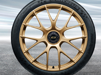 20'/21' 991.2 GT3 RS Magnesium, in Aurum (seidenglanz) Alufelgen Original Porsche - 99104460316