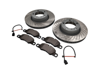 FRONT Brake Pads and Brake Disc Package Porsche 991 3.4L - 99735140101, 99735140201, 98135193904
