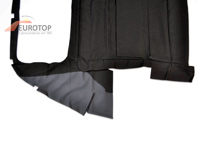 Cielo del tetto cabriolet. Porche 993 - 993561HLBLK, 99356104900DEY, 99356104900
