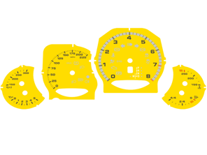 表盘设置，MPH。保时捷 970 Panamera turbo / Panamera turbo S