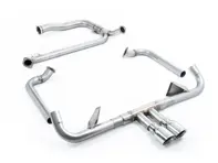 Escape deportivo Milltek con tubo de repuesto Cat y molduras pulidas. Porsche 718 GTS 2.5L - 982251052E, 982251052F, 982251052G, 982251052J, 982251052L, 982251051D, 982251051K, 982251051F, 982251051G, 982251051J, 982251051L - SSXPO144