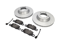 REAR Brake Pads and Brake Disc Package. Porsche Panamera 3.0L Diesel / 4S - 971615601PMEY, 971615601P, 971615602PMEY, 971615602P, 95861236550, 97035294908BRE, 97035294908
