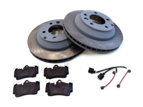 Kit plaquettes et disques de frein arrière. Porsche Panamera 971.1 Hybride - 971615601J, 971615602J, 958907637, 97035294908