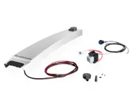 B 柱饰件带电源线组，银色。保时捷 957 卡宴 2008-10 - PCG559320A