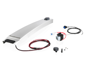 B 柱饰件带电源线组，银色。保时捷 957 卡宴 2008-10 - PCG559320A