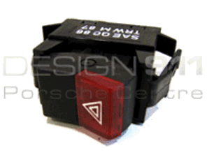 Emergency Light Switch. Porsche 924 / 924S / 944 - 477953235A, 47795323500