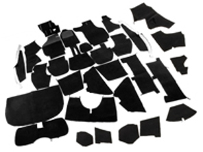 Set completo di moquette interna per Porsche 911 85-89 Cabriolet LHD