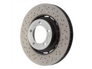 Disco freno anteriore, leggero, forato e con fossette, 350x34 mm. Porsche 992 / 982 GTS 4.0 (OE 9P1615301J / 9P1615302J) - 9P1615301J, 9P1615302J - PFR49925, PFR49926, 18803, 18804, 460.4510.70, 460.4511.70