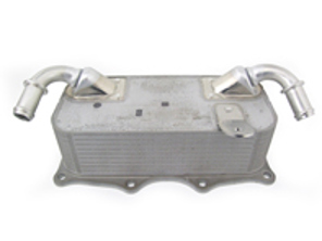 Engine oil heat exchanger. Porsche 958 Cayenne / 970 Panamera - 94810728121, 94810728122, 95810727100, 95810727101 - 31290