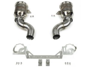 Sport Catalytic Converters with GT2RS Style Outlets. Porsche 992 Twin Turbo / Twin Turbo S - 992254400D, 992254400NX, 992254400DX, 992254450D, 992254450N, 992254450NX, 992254450DX