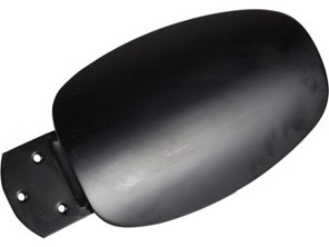 Brandstoftankklep, linker voorvleugel. Porsche 911 1963-68 - 90150403120, 1681100100, 590901-2, 91150403100GRV - 1681100100