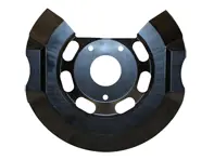 Placa cubre disco de freno DELANTERO. Porsche 911/930/914 - 90135180117, 901.351.801.17, 901 351 801 17, 91435180100, 914.351.801.00, 914 351 801 00 - 1664200200