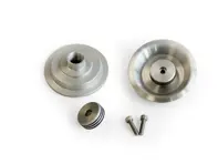 Rennline 铝制锁/旋钮套装。光滑。保时捷 911 84-89 / 964 / 928