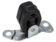 Soporte de suspensión de escape medio con goma. Porsche 955/957 Cayena - 113-989, 95511122730, 7L0253144C, 7L6253144C