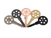 Rennline Blank key 917 style, in Silver. Porsche 911 / 964 / 993 / 914 - 91453190310, 91153890300, 94453804101 - I99