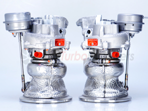 Turbocompresores mejorados. Porsche Panamera / Cayenne (9YA) 2.9L TFSI Twin Turbo - 9A714570100, PAC145701, 9A714570200, PAC145702, PAB145704C - TTE10426