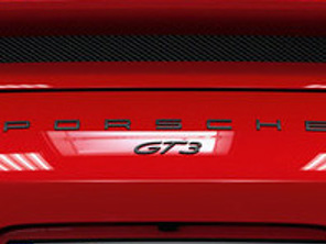 'PORSCHE GT3' Black Rear Badge for Porsche 991.2 - 99104480386041