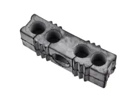 Supporto per tubo carburante sottoscocca/isolatore in gomma. Porsche 928 1983-1995 - 92835655101