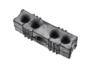 Supporto per tubo carburante sottoscocca/isolatore in gomma. Porsche 928 1983-1995 - 92835655101