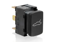 Tip switch for unlocking boot, Matt Black. Porsche 996 >>2002 Targa - 99661310710A05