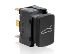 Tip switch for unlocking boot, Matt Black. Porsche 996 >>2002 Targa - 99661310710A05