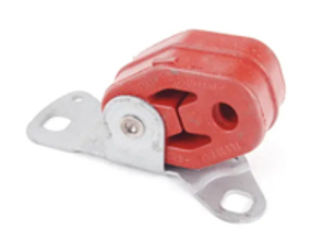 Mid exhaust hanger support with rubber. Porsche 955/957 Cayenne - 95511122730