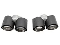 Terminali di scarico Deluxe Quad-Style, fibra di carbonio. Porsche 997.2 Carrera - 99711115130, 99711135130, 99711198330, 99711199130, 99711199140, 99711115230, 99711135230, 99711198430, 99711199231, 99711199240