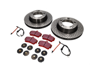 Paquete de discos de freno TRASERO con pastillas de freno deportivas EBC Porsche Boxster S - 98635240301BRE, 98661236501, 99635208600, 99635208602, DP31208C, 98635240301, 09889021, 98735240300, 98735240301, 98661236500, 96435209600, 99635208601, 96435209601, 99635293903, 98635293910, 98635293911, 99635293900, 99635293902