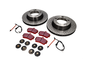 Pacchetto disco freno POSTERIORE con pastiglie freno Sport EBC Porsche Boxster S - 98635240301BRE, 98661236501, 99635208600, 99635208602, DP31208C, 98635240301, 09889021, 98735240300, 98735240301, 98661236500, 96435209600, 99635208601, 96435209601, 99635293903, 98635293910, 98635293911, 99635293900, 99635293902