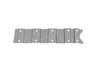 Tunnel voor de versnellingspook met verhoogde zitting. Porsche 356A T2-modellen (1957-59) - 64449005, 64449004, 35649070, 356 49070 - PP127C, P127C