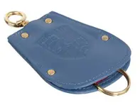 Key pouch for Porsche 356 in BLUE LEATHER - PCG0442000030B