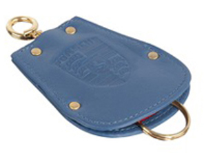 Key pouch for Porsche 356 in BLUE LEATHER - PCG0442000030B