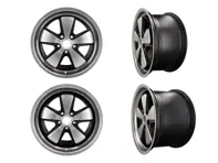 Cerchi in lega Fuchs da 17" SET DA 4 in argento 7.0J e 9.0J per auto Porsche - 99936100050