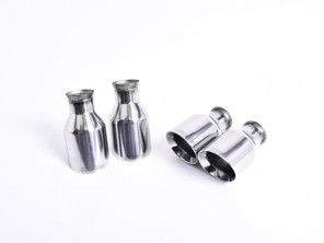 Milltek Exhaust Tail Pipes Quad 100mm GT100. Porsche 958 Cayenne Turbo 4.8L V8 2010-14 - 95811125100, 95811125140, 95811125200, 95811125240 - SSXPO112
