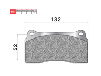 Pinza BREMBO Racing Pad B15 (1287 Pagid) M4 per AUDI R8 / BMW / GALLARDO / MURCIELAGO - B15.17.170, 1287 - B15.17.170