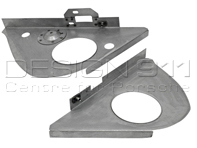 Supporto per pedaliera, sinistro e destro. Porsche 356 PreA - 35649651, 35649652, PP147PA, P147PA