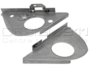Pedal Board Support, Left and Right. Porsche 356 Pre-A - 35649651, 35649652, PP147PA, P147PA