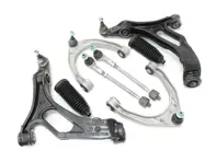 Draagarmen + spoorstanggewrichten en balgen. Porsche Cayenne 955 - 95534101733, 95534101833, 95534102702, 95534703122, 95534703222, 95534719110