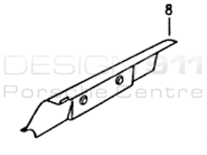 Inner Sill Panel. Porsche 993 1994-98 - 99350102100GRV, 99350102200GRV