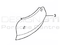 Brake disc cover plate (LOWER) REAR. Porsche Carrera GT - 98035280101, 98035280201