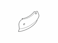 Bremsscheiben-Abdeckplatte (UNTEN) HINTEN. Porsche Carrera GT - 98035280101, 98035280201